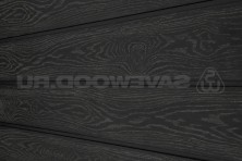 Фасадная панель (сайдинг) из дпк savewood sw-sorbus тангенциальный распил черный
