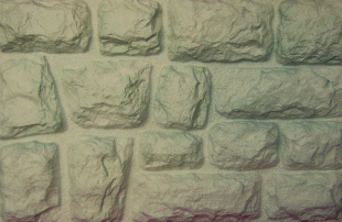 Фасадные панели Аэлит Камень крупный Бежевый