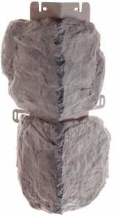 Фасадные панели Наружный угол бутовый камень (скандинавский), 0,44 х 0,18м (н)