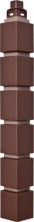 Фасадные панели Наружный угол кирпич клинкерный (коричневый), 0,45 х 0,16м